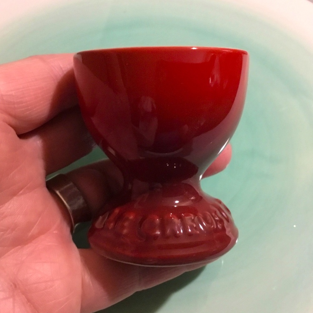 Le Creuset ombré stoneware egg cups pair - Picture 2 of 5